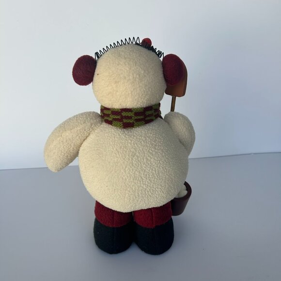 Set of 3 Fabric Christmas Decor, Snowman, Skiing Snowman, Santa - Picture 5 of 16